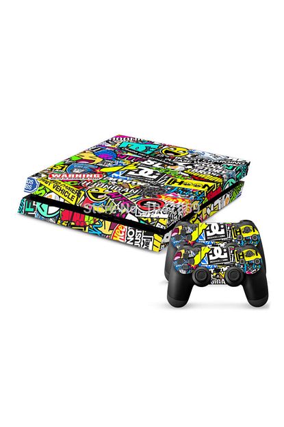 kt decor sticker bomb playstation 4 fat kasa sticker kaplama fiyati yorumlari trendyol