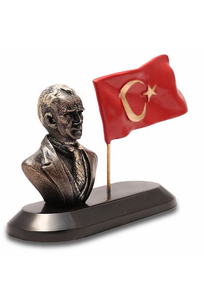 Gift Garden Ataturk Temali Masa Ustu Bust Bayrak Trendyol