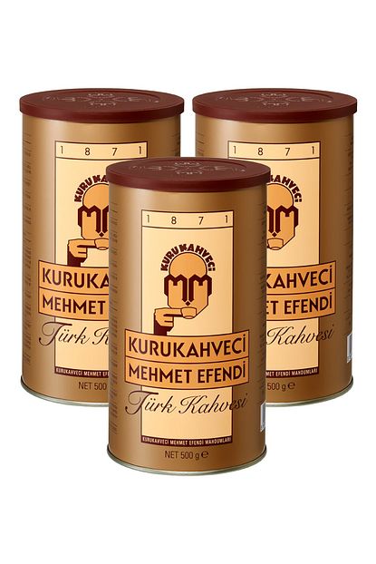 Kuru Kahveci Mehmet Efendi Kurukahveci Mehmet Efendi Turk Kahvesi 500 G Teneke Ambalaj X 3 Adet 8690627023500 Trendyol