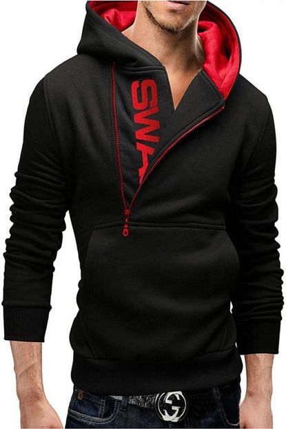 Madmext Erkek Siyah Kapusonlu Sweatshirt Trendyol