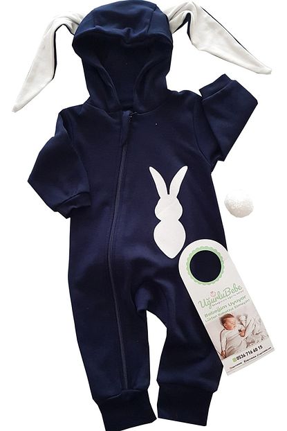 Minimus Baby Erkek Cocuk Uzun Kulak Tavsan Tulum Kostum Trendyol