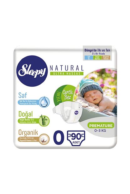 Sleepy Natural Bebek Bezi 0 Numara Premature 90 Adet 0 3kg Trendyol