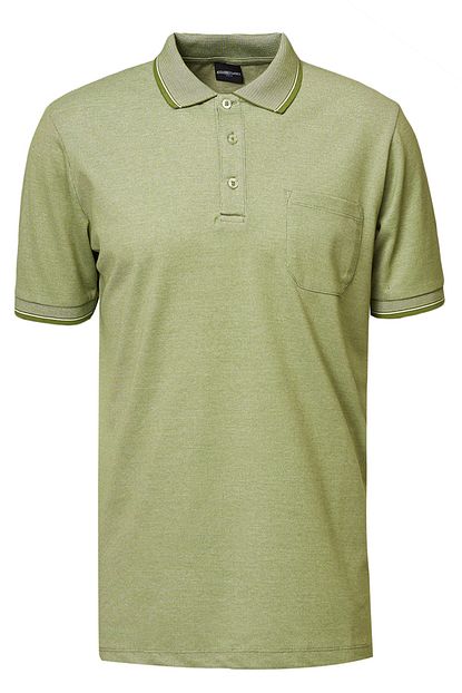 Altinyildiz Classics Erkek Yesil Polo Yaka Cepli Regular Fit Bol Kesim Duz Tisort Trendyol