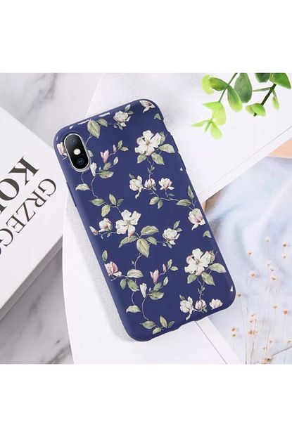 huawei y6 2019 moskado cicek desenli kilif