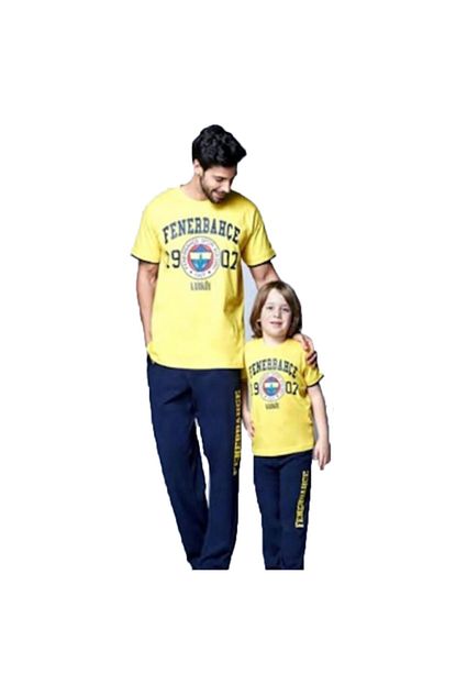 Fenerium Fenerbahce Sari Erkek Pijama Lisanli 8258 Trendyol