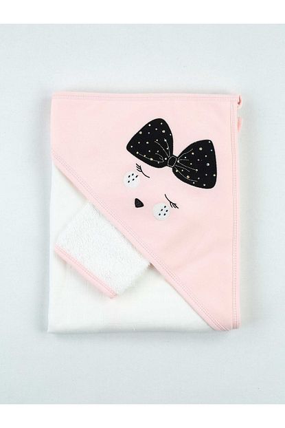 Modakids Pembe Muslin Kiz Bebek Pamuklu Kundak Banyo Havlusu Trendyol