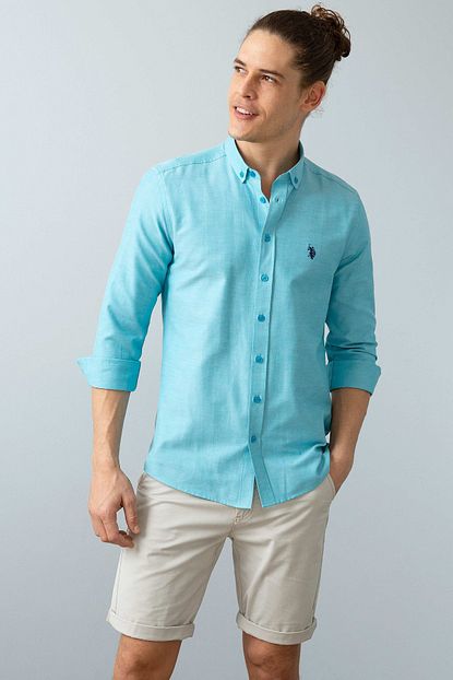 U S Polo Assn Erkek Gomlek G081gl004 000 1105592 Trendyol