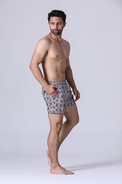 Sakkon Dijital Baski Slim Fit Erkek Sort Mayo Trendyol