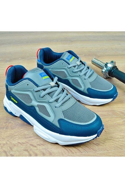 Jump Gri Erkek Spor Ayakkabi 24712 Trendyol