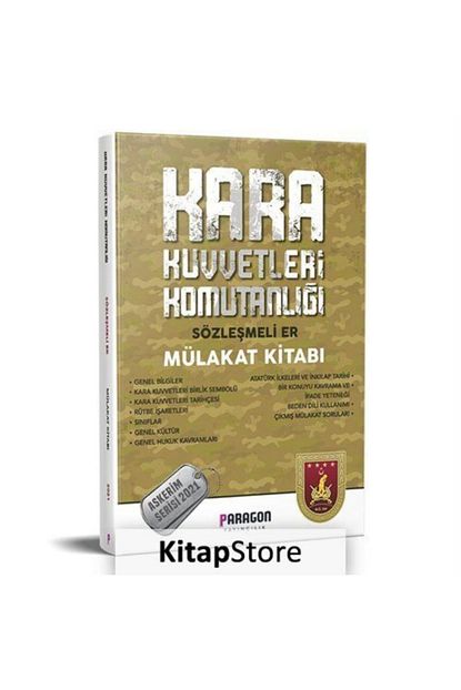 Paragon Yayincilik 2021 Kara Kuvvetleri Komutanligi Sozlesmeli Er Cikmis Sorularla Mulakat Kitabi Askerim Serisi Trendyol