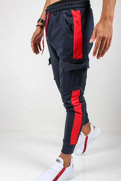 Beckhers Slim Fit Seritli Kargo Cep Erkek Esofman Alti Trendyol