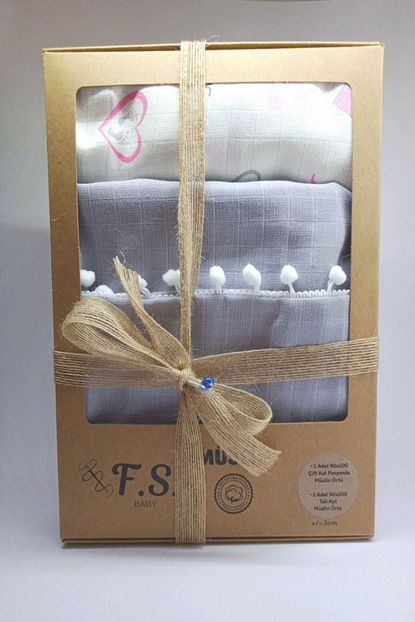 F S Baby 2 Li Muslin Ortu Set Ponponlu Trendyol