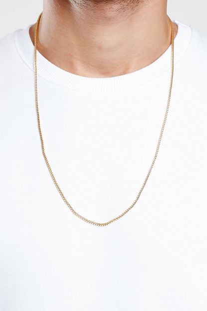X Lady Accessories Erkek Sari Zincir Kolye Trendyol