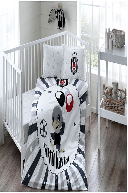 Tac Lisansli Bebek Nevresim Takimi Besiktas Balloon Trendyol