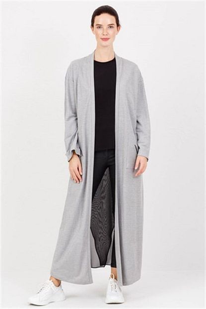 ghisa kadin arkasi sifon kap gri trendyol