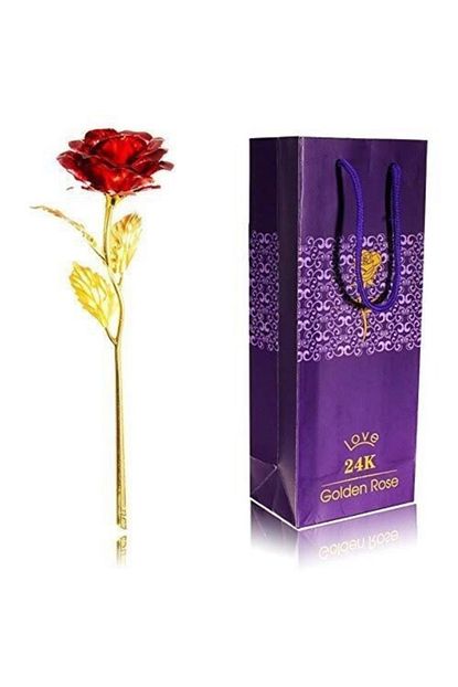 Hediye Deposu Altin Kaplama Gul Solmayan Gul 24k Golden Rose Trendyol