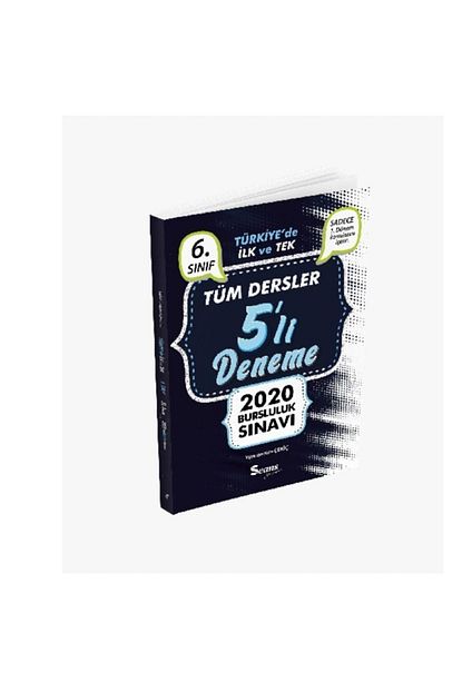 Seans Yayinlari 6 Sinif 2020 1 Donem Tum Dersler 5li Deneme Trendyol