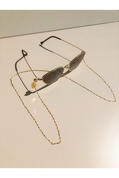 Sisyphos Design Kadin Altin Gold Gozluk Zinciri Askisi Ipi Trendyol