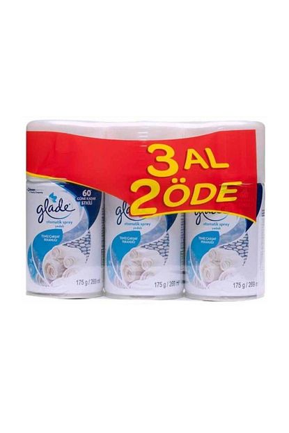 Glade Otomatik Sprey Oda Kokusu Yedek Temiz Carsaf Ferahligi 3 X 269 Ml Trendyol