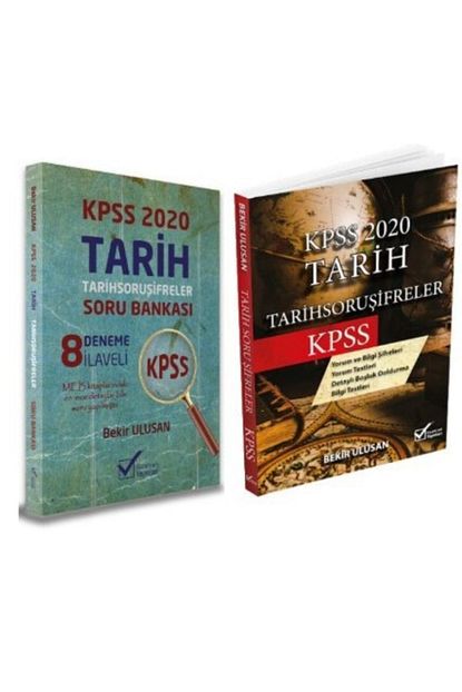 Kazancam Yayinlari Kpss Tarih Soru Sifreler 2 Li Set Bekir Ulusan Trendyol