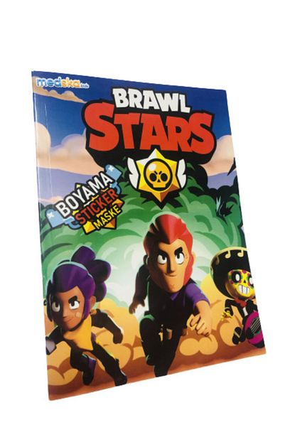 Medska Brawl Stars Boyama Kitabı Sticker Maske Hediyeli Fiyatı 1773