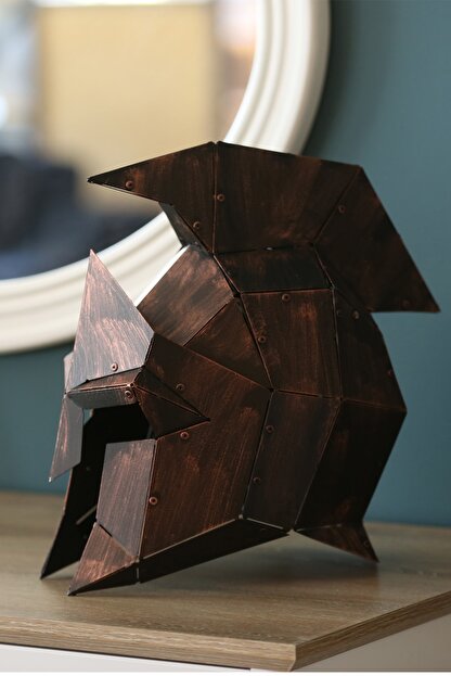 Craft Colic Gladyator 3 Boyutlu Metal Bakir Eskitme Dekoratif Savas Migferi Trendyol