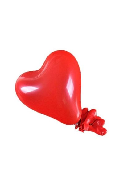 Cansus 100lu Lateks Kalp Balon Kirmizi Trendyol