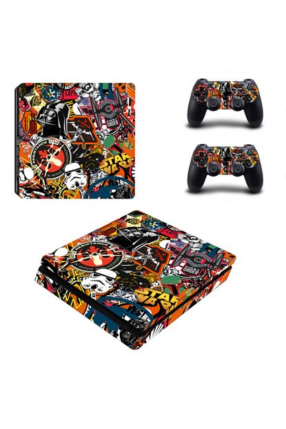 kt decor star wars grafiti playstation 4 slim kasa sticker kaplama fiyati yorumlari trendyol