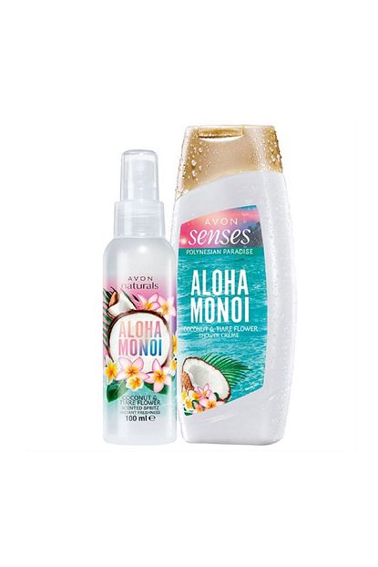Avon Senses Aloha Monoi Hindistan Cevizli Dus Jeli Ve Vucut Spreyi Seti Trendyol