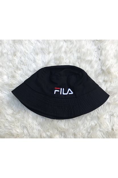 Kostebek Siyah Fila Bucket Sapka Trendyol