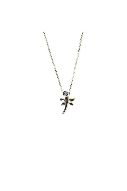 Usta Jewellery Yusufcuk Modeli Lacivert Goz Mineli Sari Altin Kolye Trendyol