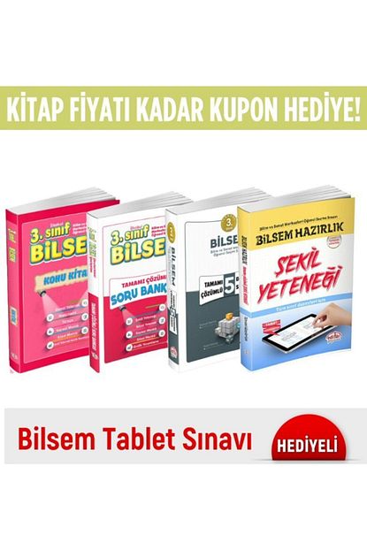 Tercih 3 Sinif Bilsem Hazirlik Ucretsiz Hazirlik Egitimi Trendyol