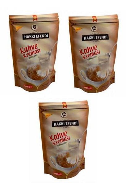 Mehmet Efendi Hakki Efendi Kayseri Kahve Kremasi Sut Tozu 3 Adet X 400 Gram Trendyol
