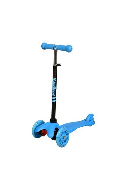 Rookie 3 Tekerlekli Led Isikli Scooter Mavi Trendyol
