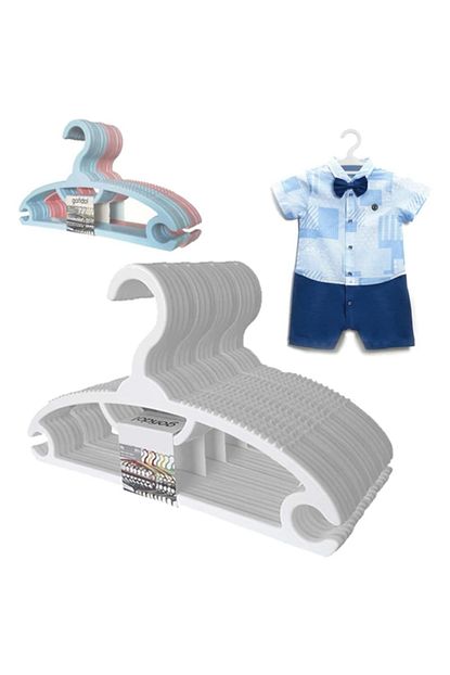 Vip Home Concept Gondol Cocuk Elbise Askisi Bebek Elbise Askisi 24 Adet Aski Trendyol