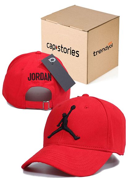Capstories Kirmizi Jordan Jumpman Sapka Yeni Sezon Basketball Cap Trendyol