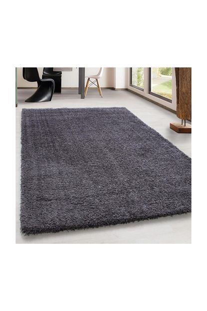Ayyildiz Supersoft Shaggy Hali 5 Cm Hav Yuksekligi Duz Gri Rengi Trendyol