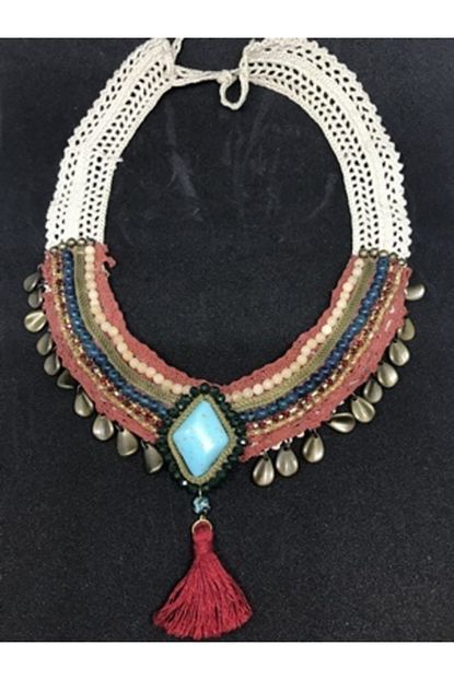 Guncem Butik El Yapimi Dogal Tas Kolye Trendyol