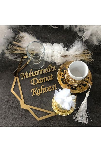 Hayaller Dukkani Seffaf Pleksi Uzeri Damat Kahve Takimi Trendyol