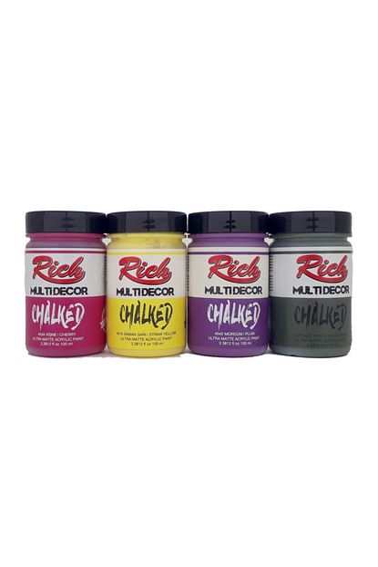 Rich Boya Rich Chalked Boya Set 6 4 X 100 Cc Trendyol