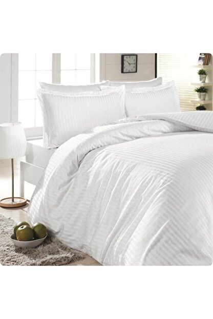 Viona Home Pamuk Saten Tek Kisilik Nevresim Takimi Beyaz Fiyati Yorumlari Trendyol