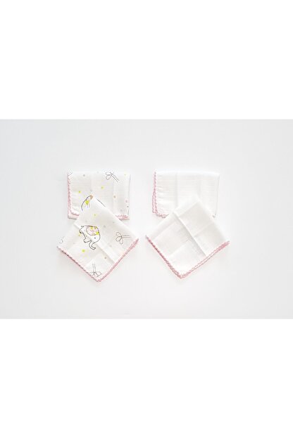 Durgun Bebe Muslin Bebek Agiz Bezi 4 Lu Trendyol
