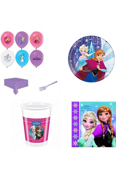 Hayaller Dukkani Frozen Ve Anna Dogum Gunu Susleri Masa Seti Parti Seti Ekonomik Set 8 Kisilik Trendyol