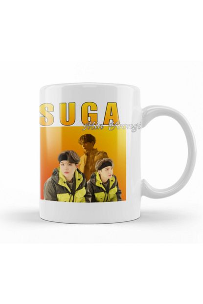 Baski Dukkani Bts Suga Min Yoongi Kupa Bardak Porselen Trendyol