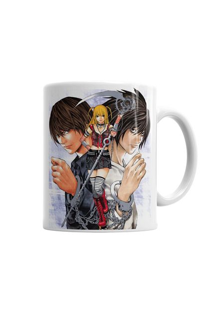 death note anime l yagami light apple ryuk kupa bardak