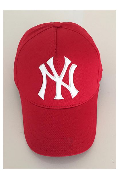 Mhk Collection Kirmizi Silikon Islemeli Ny New York Yankees Kep Sapka Trendyol