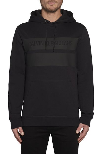 Calvin Klein Gri Kapusonlu Erkek Sweatshirt Trendyol