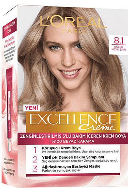 Loreal Botanicals Loreal Excellence Sac Boyasi 8 1 Koyu Sari Kullu Trendyol