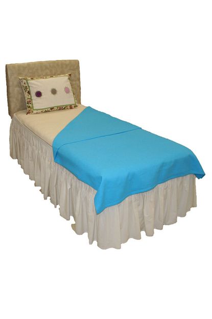Odel Home Cift Kisilik Renkli Petek Pike Turkuaz Trendyol