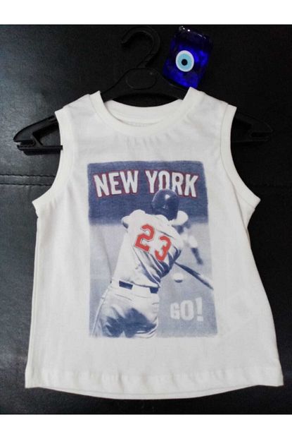 Mayoral Erkek Cocuk Beyaz Baskili Askili T Shirt Trendyol